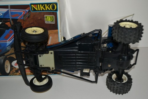 RARE ANCIEN NIKKO R/C THUNDERBOLT F10 FRAME BUGGY AU 1:10 NON TESTE ( A VOIR) - 第 10/22 張圖片
