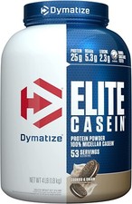 Dymatize Nutrition Elite Casein Micellar Casein Protein 4LB Tubs 3 Flavors New