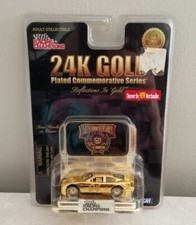 Vtg 1998 Nascar Racing Champions 24K Gold Plated Reflections In Gold
