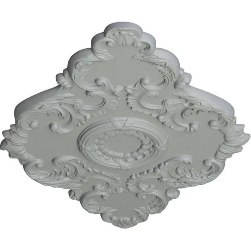 Ekena Millwork Ceiling Medallions 37"X26" Piedmont Urethane Ceiling Medallion - Picture 2 of 12