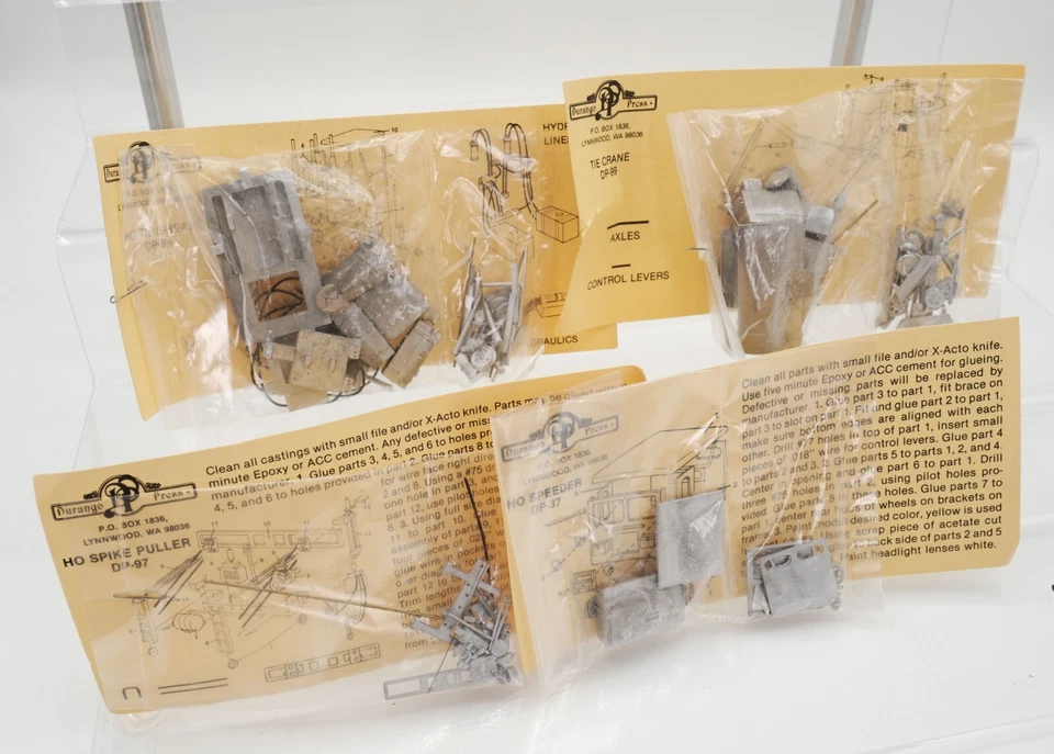 Vintage Durango Press DP-100 HO Scale Four Piece Modern Equipment Set New C-9 - Image 2 of 4