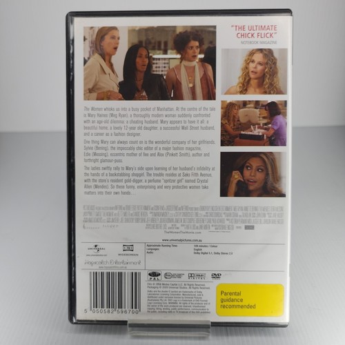 The Women DVD, 2008 Annette Bening Bette Midler Debra Messing Jada Pinkett Smith - Picture 2 of 2