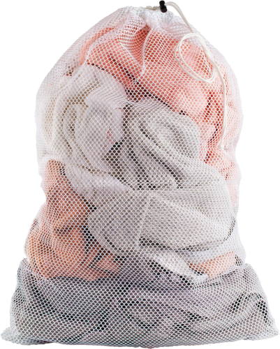 Mesh Laundry Bag - Large 24" X 36" - Durable, Machine Washable with Secure Draws - Picture 10 of 12