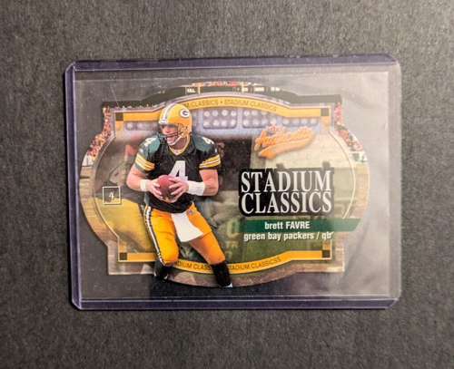 2003 Fleer Authentics BRETT FAVRE #5SC "Stadium Classics" Die-cut HOF QB - Picture 3 of 3