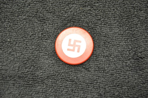 Pre WWII Clay Poker Chip rot - Bild 1 von 4