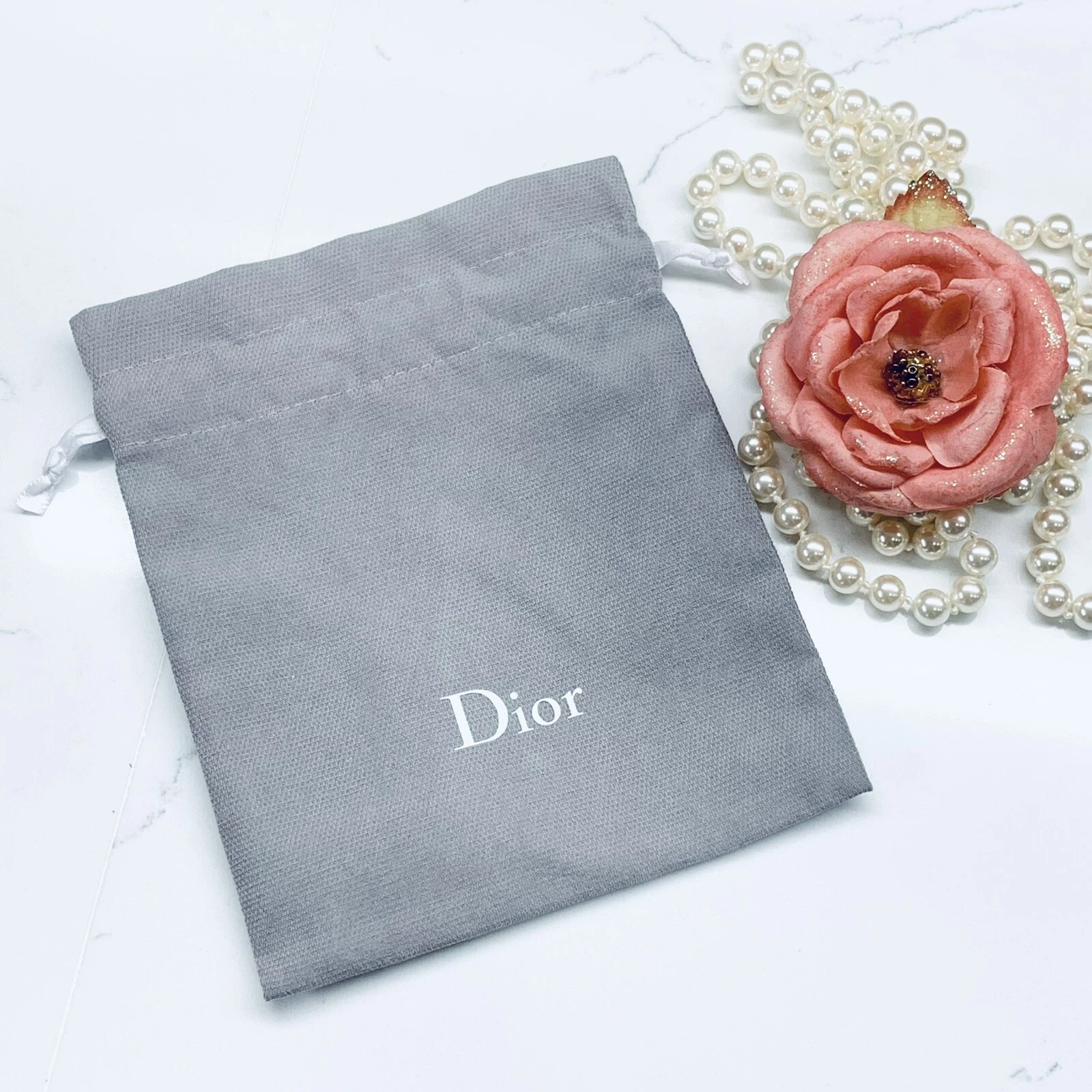 Sac à poussière de rangement Dior cordon neuf