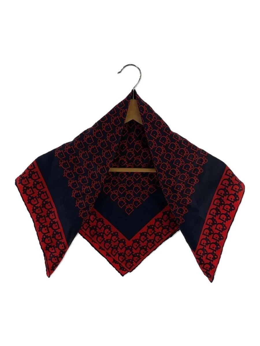 Foulard Christian Dior soie ROUGE homme occasion