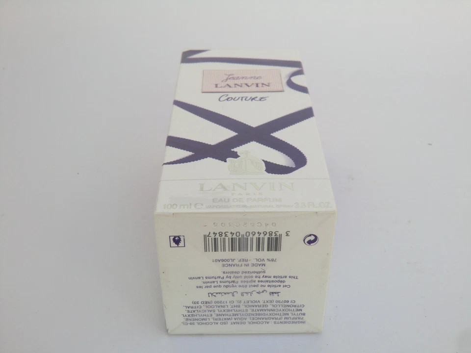 Lanvin Jeanne Couture Eau de Parfum Nat Spray 100ml - 3,3 Oz Novo Na Caixa Selado no Varejo - Imagem 2 de 4