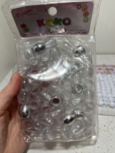 6 set of Hair Beads,different colors,size and brand. A8 - Picture 6 of 9