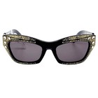 Swarovski Cat Eye Sunglasses Black for Women
