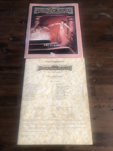 TSR 1990 AD&D 2E Forgotten Realms FR10 9274 Old Empires Vintage - Picture 2 of 9