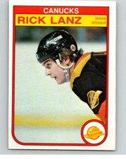 1982-83 O-Pee-Chee #348 Rick Lanz  Vancouver Canucks V59539