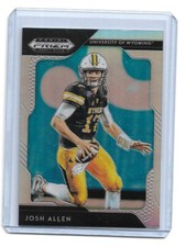 2019 JOSH ALLEN Panini Prizm Draft Picks SILVER PRIZM HOLO #50 Bills Wyoming 