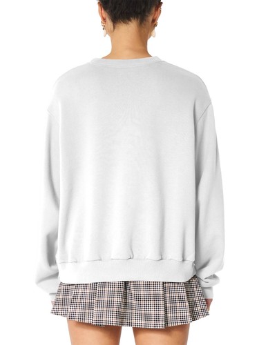 Womens Ultimate Heavyweight Sweatshirt Oversized Fleece Pullover Sweater XS-5XL - Picture 26 of 28