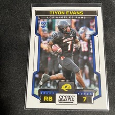2023 Panini Score Tiyon Evans RC