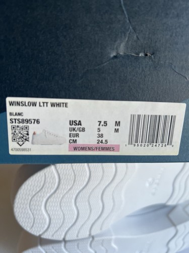 Nuevo Sperry Winslow Zapatilla Deportiva de Cuero Plataforma Parte Superior Baja Sin Corbata Blanco Talla 7.5 - Imagen 17 de 17