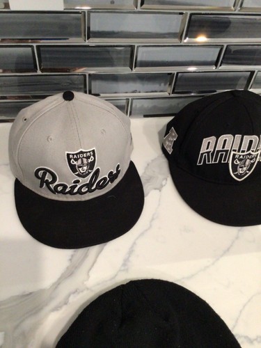 Oakland Raiders Combo True Vintage Caps Early Years Authentic Preowned Vintage - Bild 4 von 10
