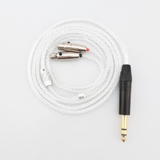 8 Core 99 Pure Silver Headphone Cable for Audeze LCD-X LCD-XC LCD2 LCD3 LCD4