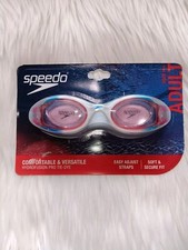 Speedo Adult Hydrofusion PRO Swim Goggles W/ Antifog Lenses UV Protection