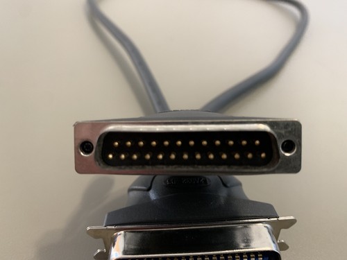 Parallel Printer Cable DB-25 25-Pin Male to 36-Pin Centronics Male IEEE 6 feet - Picture 2 of 4