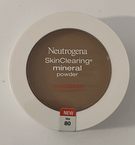 Neutrogena SkinClearing Mineral Powder MicroClear Technology, 80 Tan *Read Descr