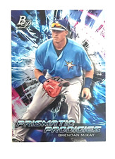 2019 BOWMAN PLATINUM PRISMATIC PRODIGIES BRENDAN MCKAY TAMPA BAY RAYS RC #PPP-14