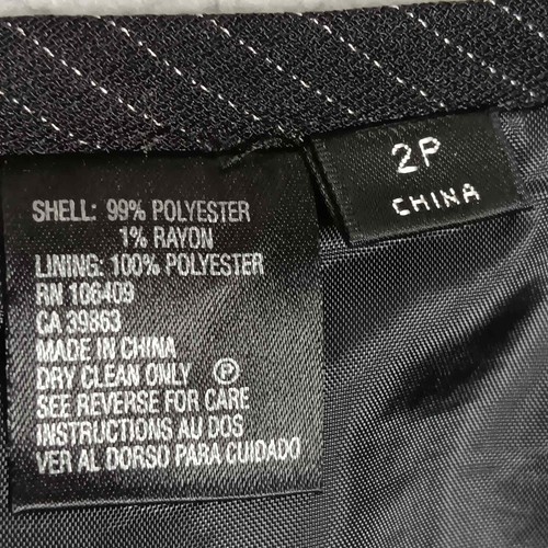 Tahari Levine Nordstrom Skirt Size 2Petite Pinstriped Black Pleated Hem Career - Picture 5 of 6