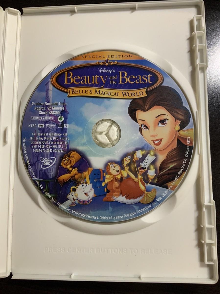 Beauty and the Beast: Belles Magical World (DVD, 2003