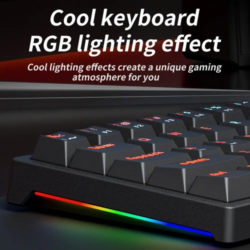 Mechanical Gaming Keyboard 60% Wired 61 Keys Red Switch and RGB Key Backlighting - Picture 6 of 16