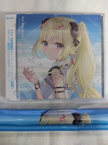 CD hololive Tsunomaki Watame "Hop Step Sheep" with tapestry(A3 size) - Picture 2 of 4