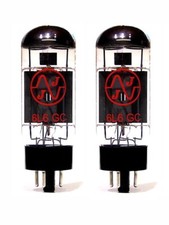 2x 6L6GC JJ Electronic (Matched Pair) Vacuum Tubes Valves Tested UK stock