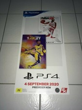NBA 2K21  2020  COBY BRYANT  LILLARD WILLIAMSON AUST MINT DS GAMES POSTER  # 1 s