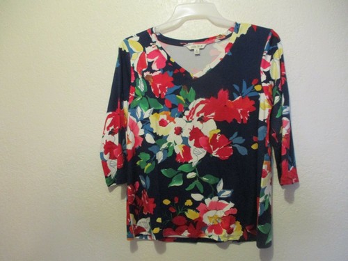 Pioneer Woman Floral V Neck Top Shirt Blouse Medium Choose Favorite Colors - Picture 18 of 26