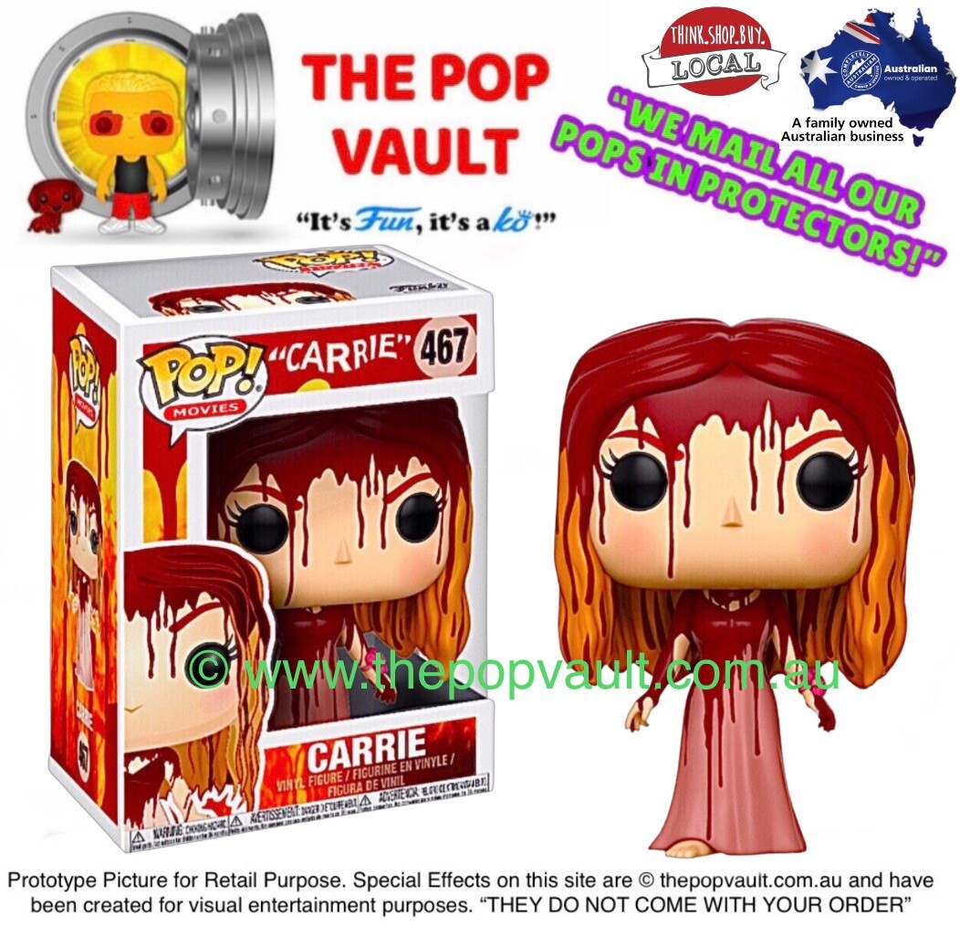 ずっと気になってた POP FUNKO VINYL + BNIB BLOODY CARRIE 467 CARRIE MOVIES SF・ファンタジー・ホラー