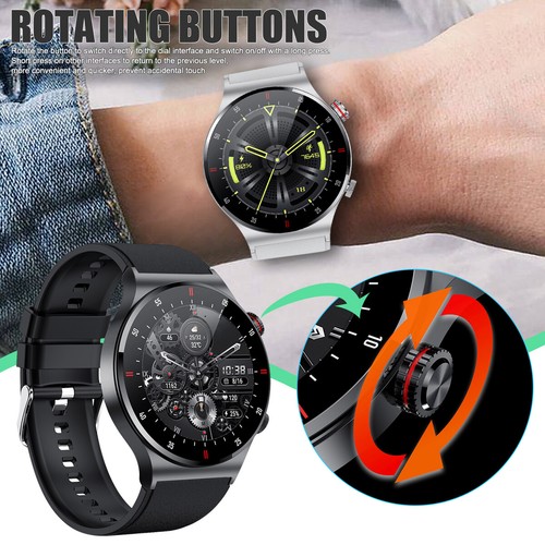 Smart Watch Bluetooth Call Sport Fitness Tracker Frequenza Cuore Impermeabile - Foto 3 di 16