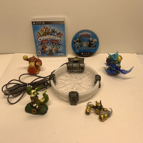 SkyLanders Trap Team PS3 mit Spiel Disc, Base, 3 Figuren. Lesen! - Bild 1 von 9
