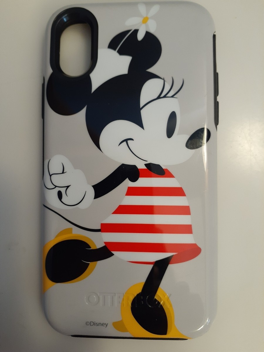 OtterBox Symmetry Disney Series iPhone XS - Minnie Mouse Stripes Cell Phone Case OtterBox Symmetry Disney Series iPhone XS - Minnie Mouse Stripes Cell Phone Case