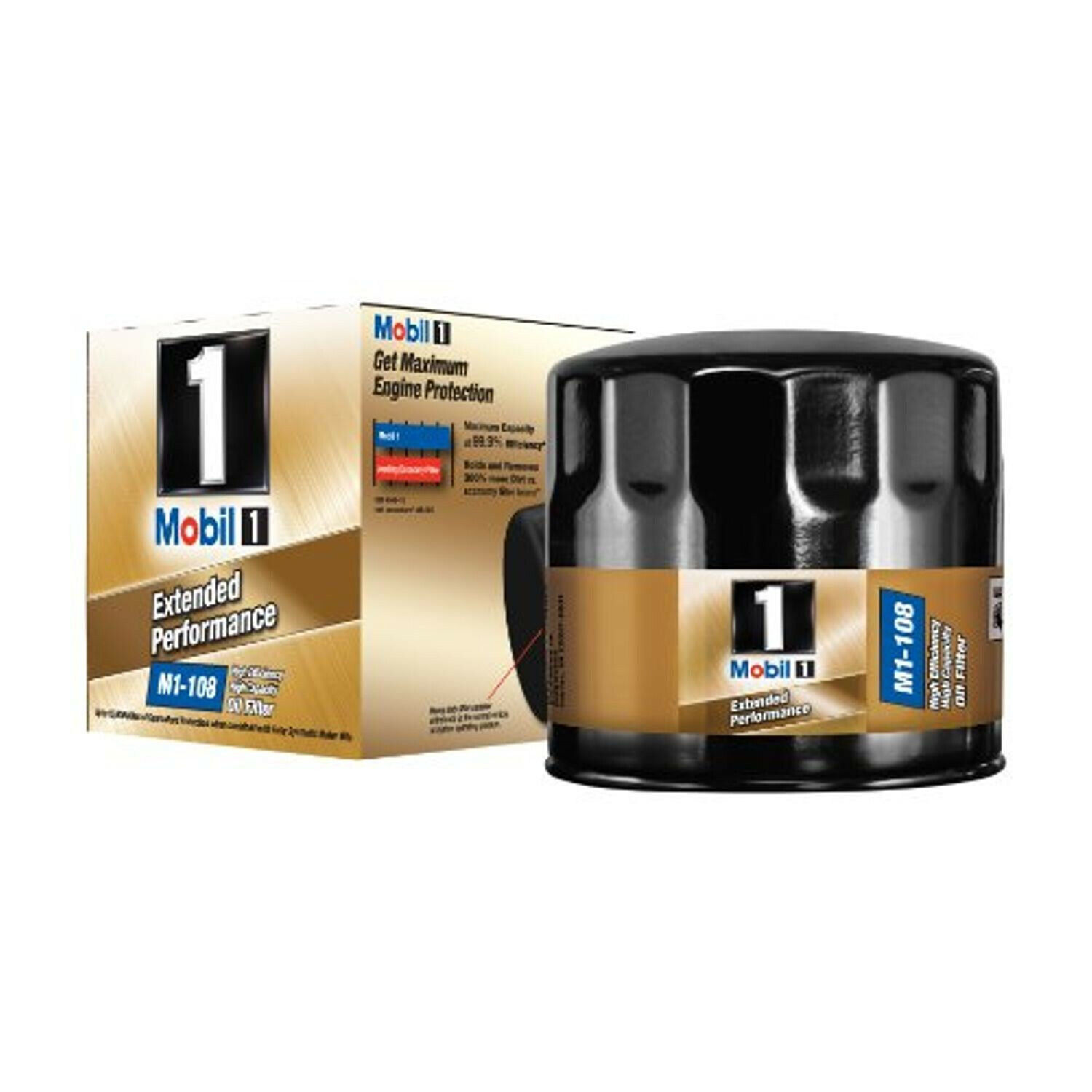 M1-108 MOBIL 1 EXTENDED PERFORMANCE MOTOR OIL FILTER