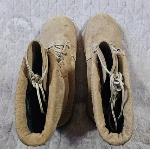 Botas de Combate Belleville Para Hombres 9 Gore Tex Punta Dura Vibram Desierto Gamuza Militar - Imagen 7 de 9
