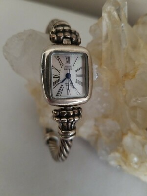 Anne Klein Sterling Silver Bracelet Watch With New Battery  display picture 1