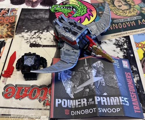 Transformers Power Of The Primes Dinobot Swoop Figure Complete POTP Classic CHUG
