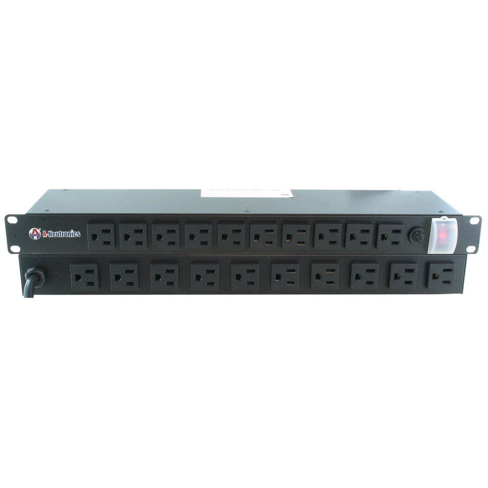20 OUTLET 19 inch RACK MOUNT POWER STRIP PDU POWERBAR - NEW - LIFETIME WARRANTY  - Image 3 of 4