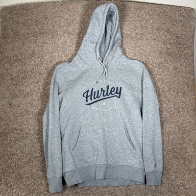 Y2K Hurley Gray Established 1999 Hoodie Sweatshirt Men's Size M Surf Skate