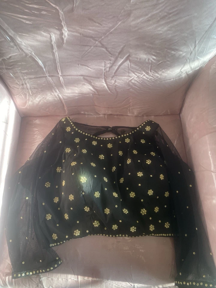 Indian Party Wear Saree Blouse - Image 2 of 3