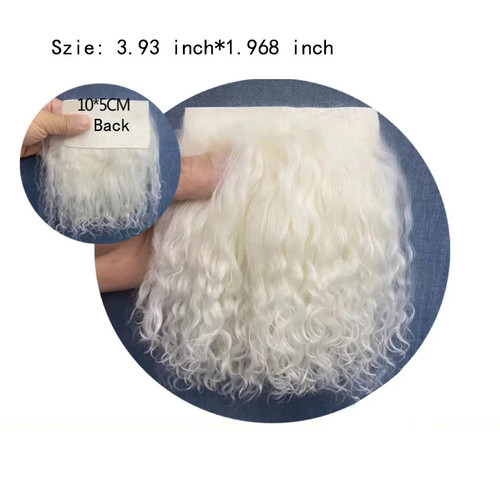 Extensiones de cabello rizado de mohair natural para muñecas BJD OB11 DD reiniciar artesanía hágalo usted mismo Y3 - Imagen 7 de 37