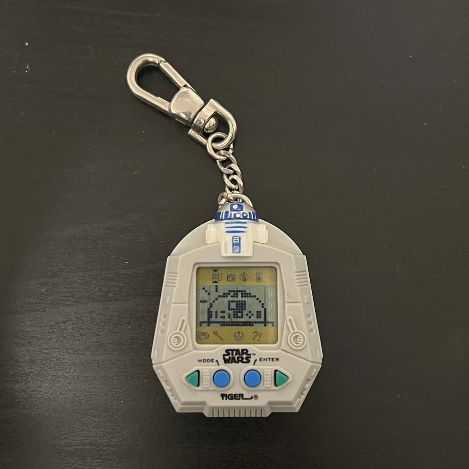 Llavero Tiger Electronics R2D2 1997 vintage juego funcionando Gigapet Tamagotchi Foto 2 de 4