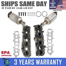 Exhaust Manifold Catalytic Converter Left+Right For Lexus GX470 4.7L 2005-2009