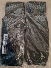 4 Pair NIP Medline Bariatric Terry Cloth Slipper Socks Skid Resistant Soles Gray