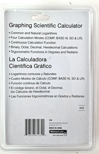 Durabrand Graphing Scientific Calculator 828 Algebra, Chemistry, Geometry Sealed - Picture 2 of 10