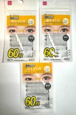 Double Sided Eye Tape for Double Folded Eyelid -slim- 60 pcs.(30set) × 3  Japan